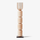 Solen Aster Travertine Floor Lamp