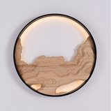 Orla Echo Wood Wall Light, detail view 21