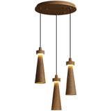 Elora Flint Wood Pendant Light, detail view 43