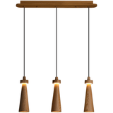 Elora Flint Wood Pendant Light, detail view 44
