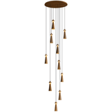 Elora Flint Wood Pendant Light, detail view 51