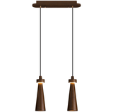 Elora Flint Wood Pendant Light, detail view 53