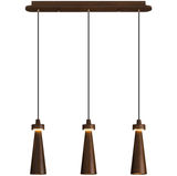 Elora Flint Wood Pendant Light, detail view 54