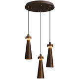 Elora Flint Wood Pendant Light, detail view 55