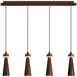 Elora Flint Wood Pendant Light, detail view 56