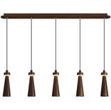 Elora Flint Wood Pendant Light, detail view 57