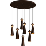 Elora Flint Wood Pendant Light, detail view 59