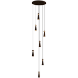 Elora Flint Wood Pendant Light, detail view 60