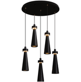 Elora Flint Wood Pendant Light, detail view 69