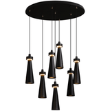 Elora Flint Wood Pendant Light, detail view 70