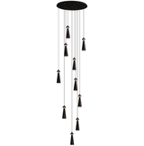 Elora Flint Wood Pendant Light, detail view 73