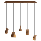 Briar Stone Wood Pendant Light, detail view 38