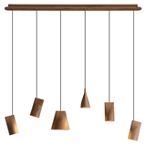 Briar Stone Wood Pendant Light, detail view 39
