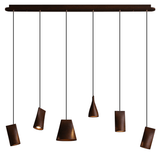 Briar Stone Wood Pendant Light, detail view 46