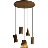 Briar Stone Wood Pendant Light, detail view 55