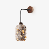 Rora Bay Travertine Wall Light by Maison Velume