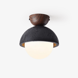 Vian Wave Travertine Ceiling Light by Maison Velume