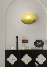 Auria Shore Glass Wall Light, detail view 2