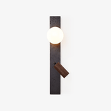 Vela Sol Travertine Wall Light by Maison Velume