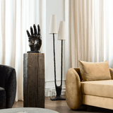 Vale Field Fabric Floor Lamp, detail view 2