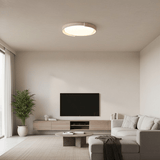 Eden Wave Travertine Ceiling Light, detail view 3