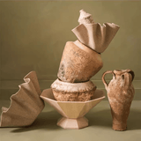 Nella Opal Travertine Decorative Object, detail view 3