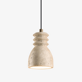 Nella Meadow Travertine Pendant Light by Maison Velume