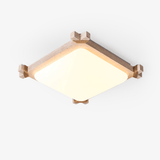 Orla Mist Travertine Ceiling Light by Maison Velume