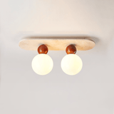 Vesper Dune Travertine Ceiling Light, detail view 11
