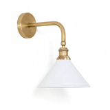 Galen Quartz Brass Wall Light, detail view 29