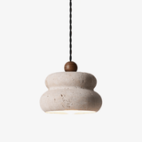 Riven Iris Stone Pendant Light by Maison Velume