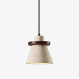 Thea Hearth Travertine Pendant Light by Maison Velume