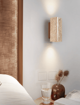 Seren Quartz Travertine Wall Light, detail view 11