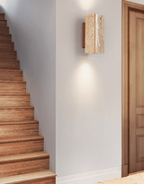 Seren Quartz Travertine Wall Light, detail view 18