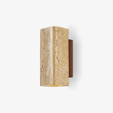 Seren Quartz Travertine Wall Light by Maison Velume