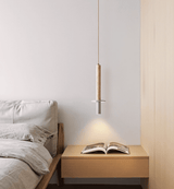 Galen Dune Travertine Pendant Light, detail view 4