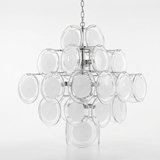 Vela Moss Glass Chandelier, detail view 17