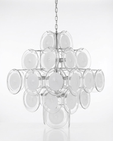 Vela Moss Glass Chandelier, detail view 18