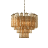 Aster Moss Glass Chandelier, detail view 14