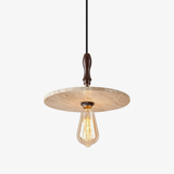 Selah Stone Travertine Pendant Light by Maison Velume