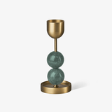 Nella Pearl Marble Candle Holder by Maison Velume