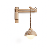 Sable Mist Travertine Wall Light, detail view 16