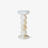Oriel Stone Marble Candle Holder by Maison Velume