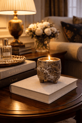 Celine Cove Marble Candle Holder, detail view 4