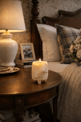 Celine Cove Marble Candle Holder, detail view 5
