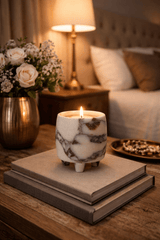 Celine Cove Marble Candle Holder, detail view 6