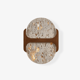 Alden River Travertine Wall Light