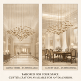 Eden Ridge Glass Chandelier, detail view 44