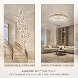 Nella Echo Crystal Chandelier, detail view 77