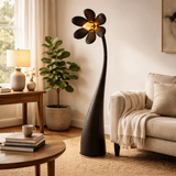 Yara Lark Metal Floor Lamp, detail view 2